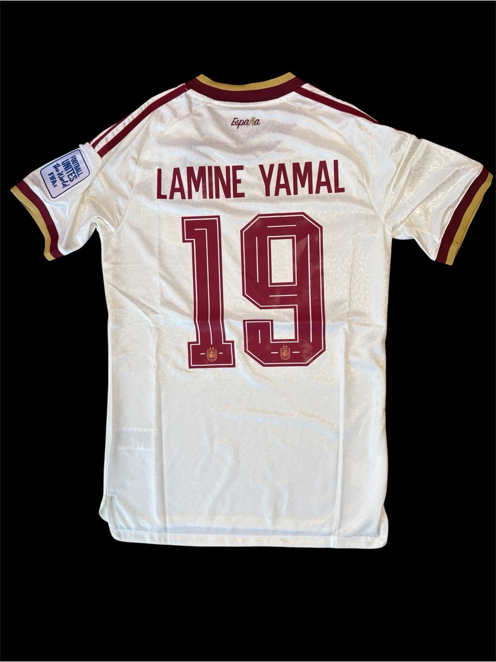 2026 Spain Lamine Yamal #19 Player Version Adult away Jersey - Picture 2 of 2